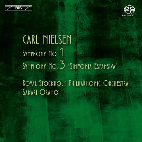 CD cover for Carl Nielsen symphonies performed by Royal Stockholm Philharmonic.