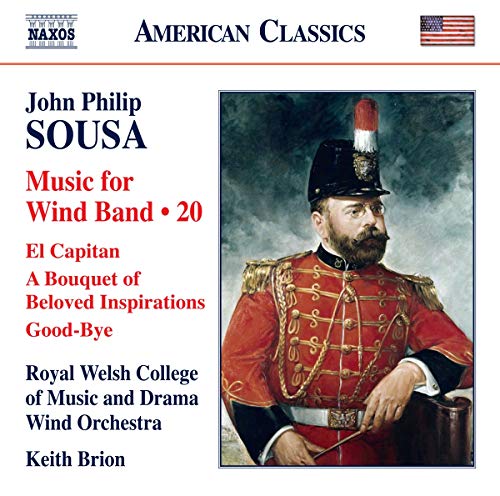 CD cover featuring John Philip Sousa in military uniform, with text details.