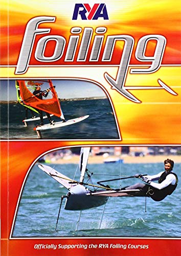Book cover featuring windsurfer and foiling sailboat on water.