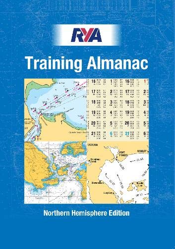 RYA Training Almanac - Northern cover with nautical chart and tide tables.