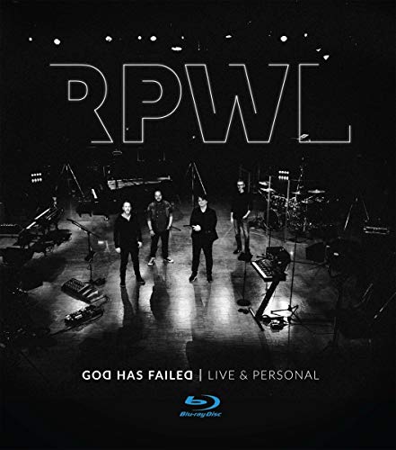 RPWL band members on stage, black and white, Blu-ray disc cover.