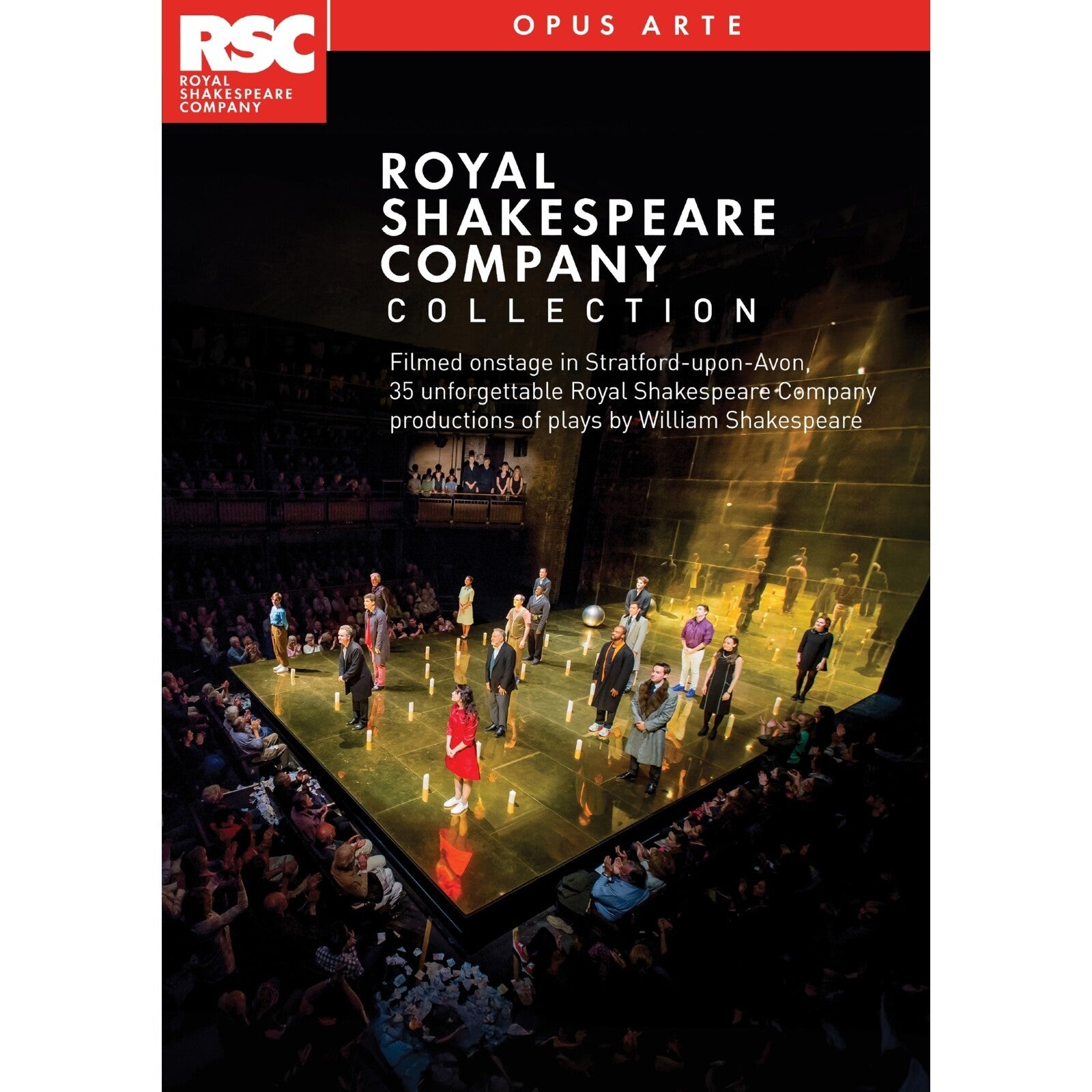 Royal Shakespeare Company Collection DVD cover with actors onstage.
