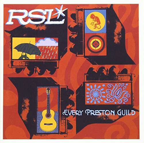 CD cover for RSL's "Every Preston Guild" with colorful, abstract art.