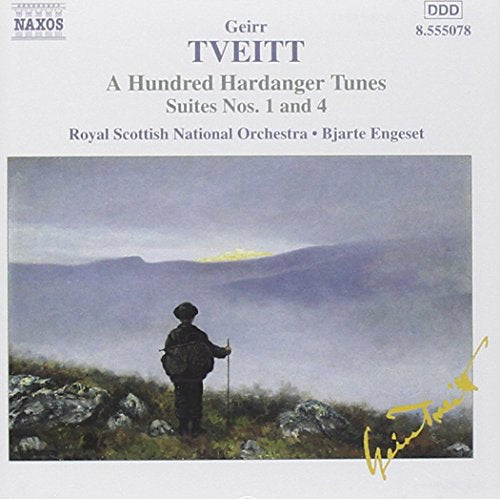 "CD cover with a painting of a person standing on a rocky hillside."