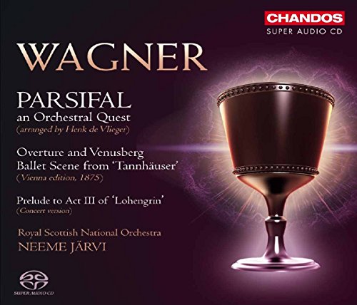 CD cover for Wagner excerpts featuring a golden chalice and text.