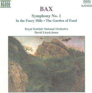 CD cover featuring a landscape painting with rocky hills and greenery, classical music theme.