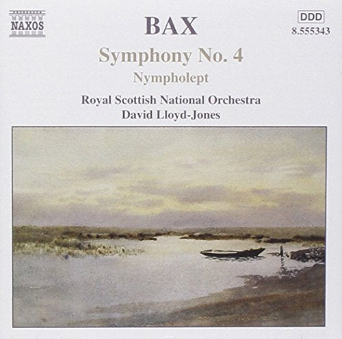 CD cover for Bax’s Symphony No. 4 with landscape painting.