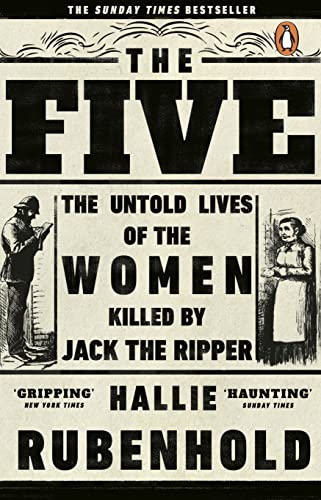 Book cover: "The Five" about the women killed by Jack the Ripper.