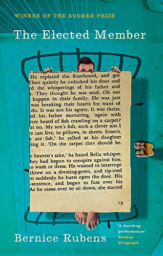 Book cover: "The Elected Member" by Bernice Rubens, teal background, man's head.