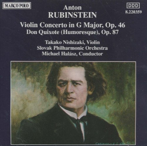 CD cover featuring a painted portrait of composer Anton Rubinstein.