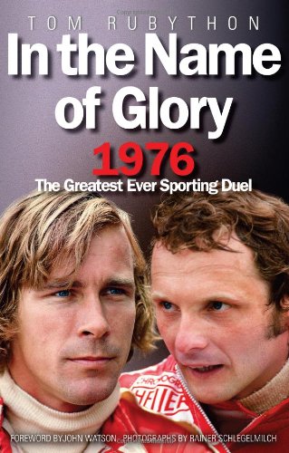 Book cover featuring two focused racing drivers from 1976.