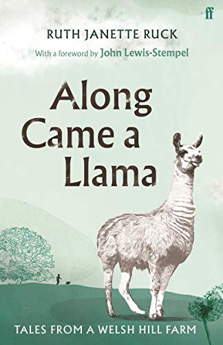 Book cover featuring a llama standing in a green field.