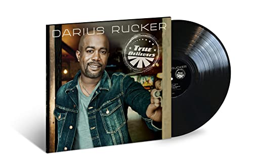 Darius Rucker album cover and vinyl record against a white background.