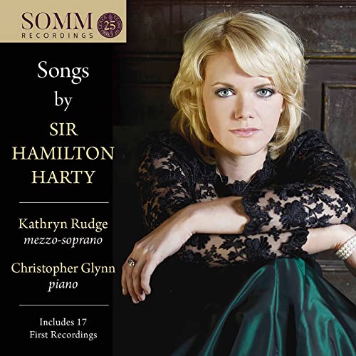 CD cover featuring mezzo-soprano Kathryn Rudge and text “Songs by Sir Hamilton Harty”.