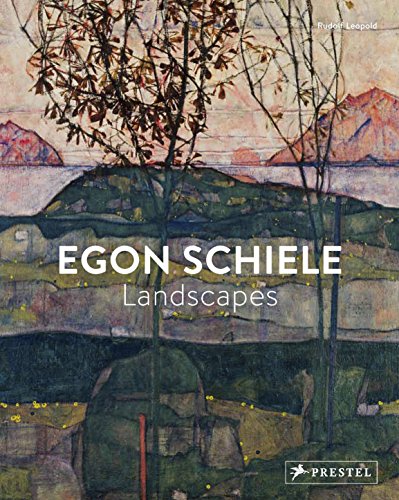 Book cover featuring an Egon Schiele landscape painting with stylized trees and distant mountains.