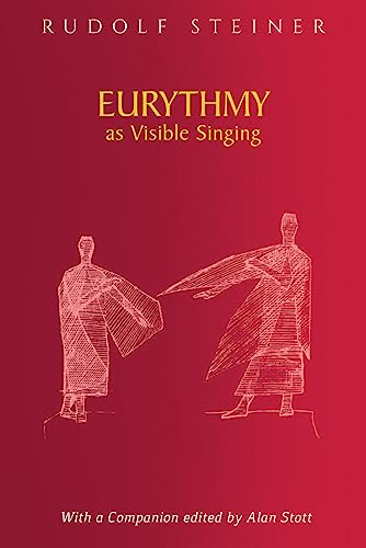 Book cover: "Eurythmy as Visible Singing" with sketched figures in gold.