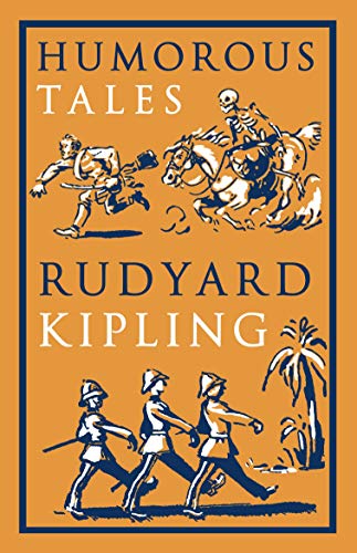 Book cover with orange background, dark blue text, a skeleton riding a horse, and soldiers.