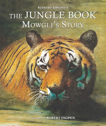 Book cover featuring a detailed painting of Shere Khan the tiger.