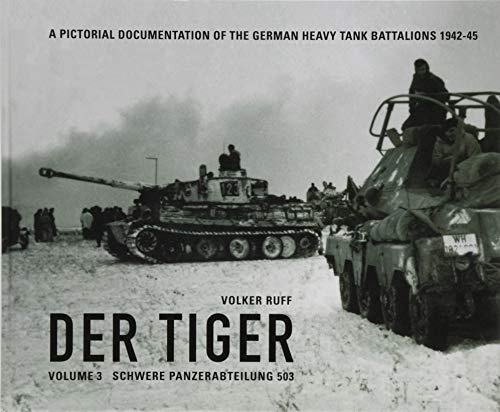 Book cover featuring a German Tiger tank in a snowy landscape.