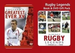 Rugby Legends book and DVD pack featuring England’s greatest players.