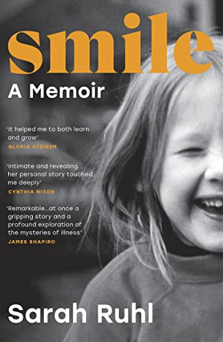 Book cover for "Smile" memoir, featuring a smiling young girl.