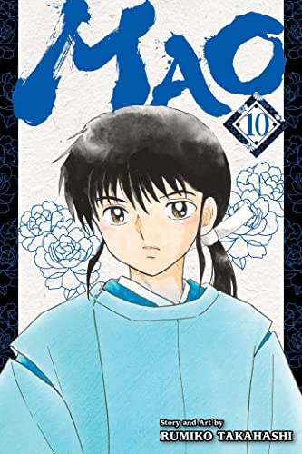 Manga book cover: "Mao, Vol. 10" featuring a young person with dark hair.