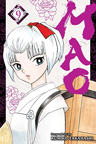 Manga book cover: "Mao, Vol. 9" featuring a young woman with white hair.