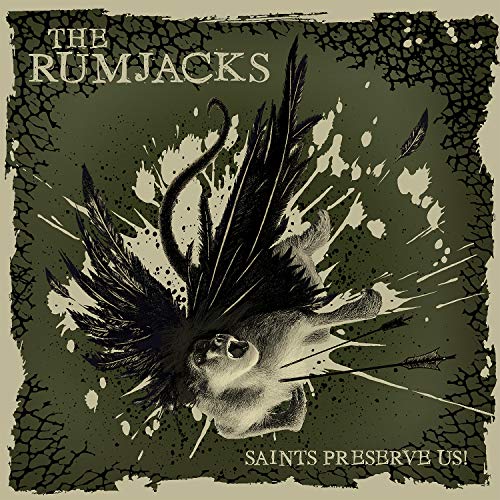 Album cover featuring a winged, screaming creature pierced by arrows on a green background.