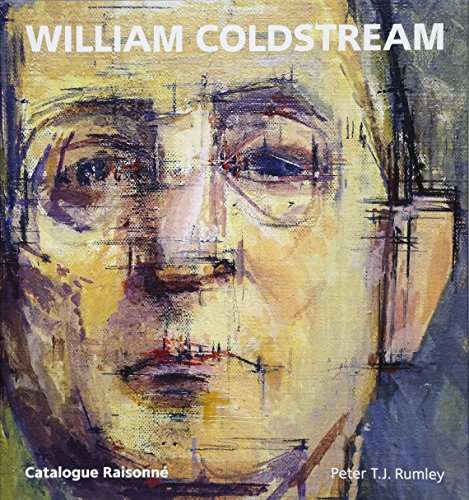 Book cover featuring a textured, painterly self-portrait of William Coldstream with visible grid lines.