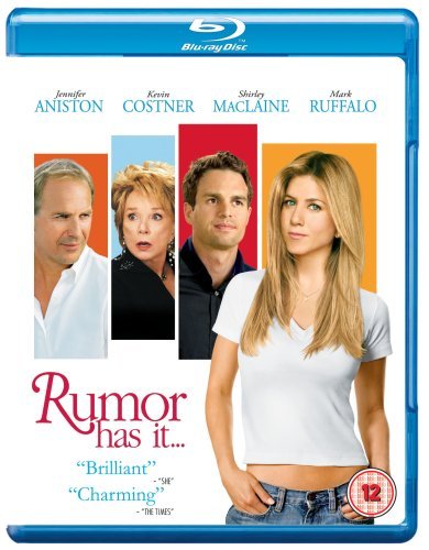 “Rumour Has It” Blu-ray case featuring Jennifer Aniston, Kevin Costner, and others.