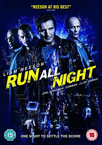 “Run All Night” DVD cover featuring Liam Neeson and Joel Kinnaman.