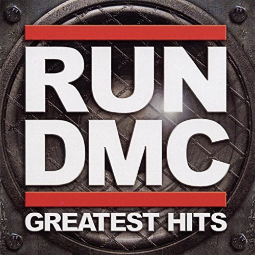 Run DMC “Greatest Hits” CD cover with bold white text on black.