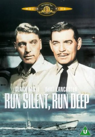 DVD cover featuring Clark Gable and Burt Lancaster with a submarine at sea below.