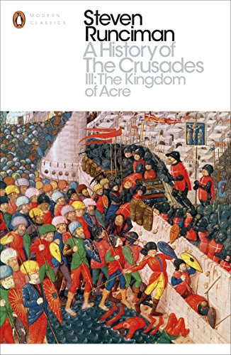 Book cover: “A History of the Crusades III” with medieval battle scene.