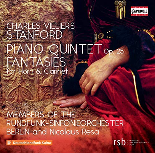 CD cover for Charles Villiers Stanford piano and wind quintets.
