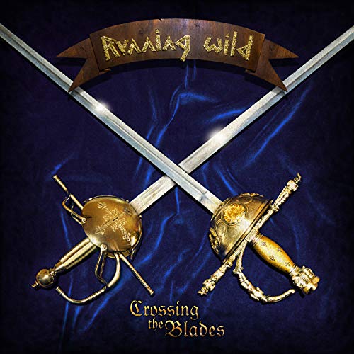 CD cover: Crossed golden rapiers on a dark blue, textured background.