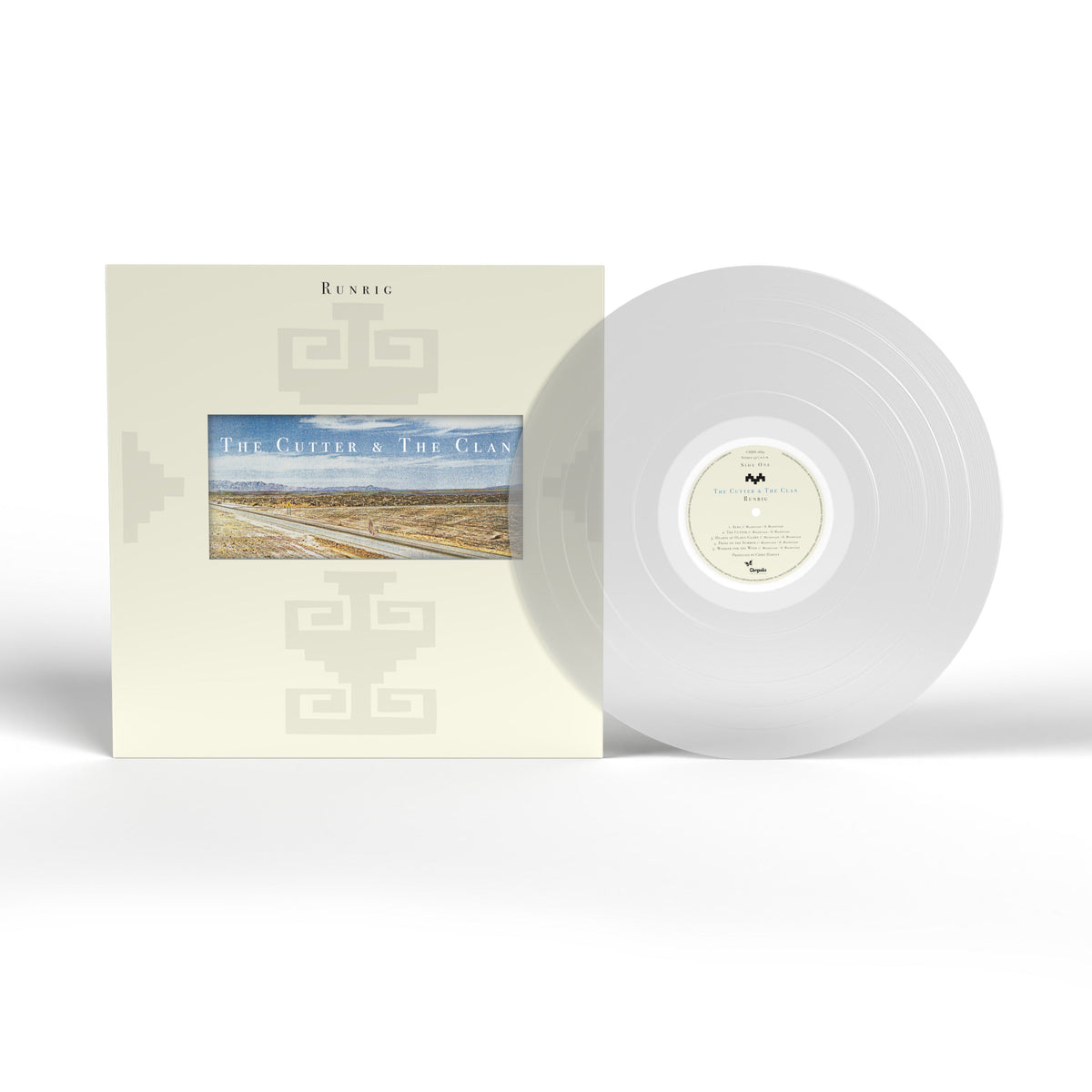 Album cover featuring a desert road landscape with Runrig and album title text.