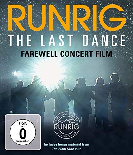 Runrig concert film cover with band silhouetted against stage lights.