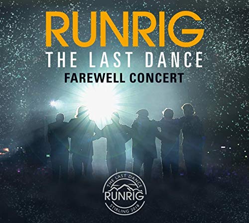Runrig album cover: band silhouetted against bright stage lights.