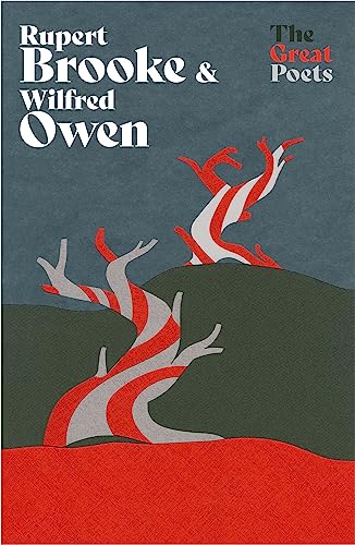Book cover featuring stylized red and white trees against a dark landscape.