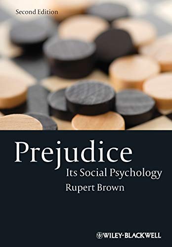 Book cover: "Prejudice - Its Social Psychology 2E" with checkerboard image.