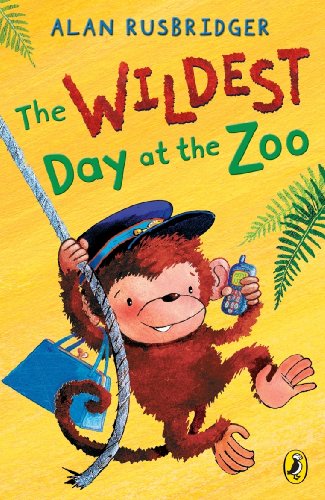 Book cover: a monkey in a zoo keeper’s hat holding a walkie-talkie.