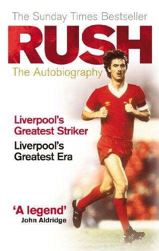 Book cover featuring footballer John Aldridge in a red Liverpool kit.