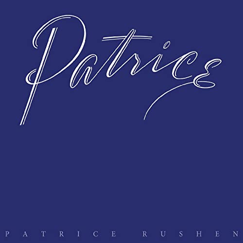 Dark blue album cover with white cursive text “Patrice” and artist names.