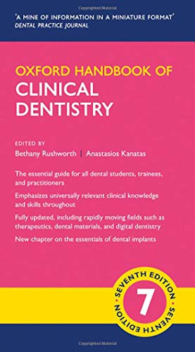 Cover of the seventh edition "Oxford Handbook of Clinical Dentistry.