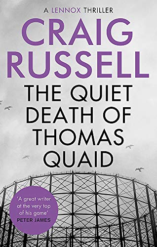 Book cover: purple text on grey, with a gas holder silhouette below.