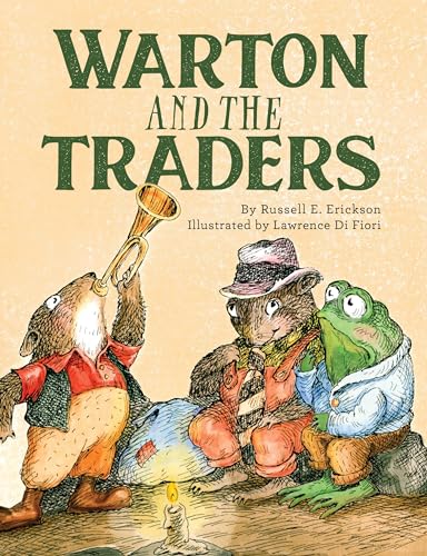 Book cover depicting three anthropomorphic animals with a brass horn.