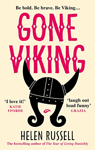 Book cover: “Gone Viking” with a black Viking helmet illustration.