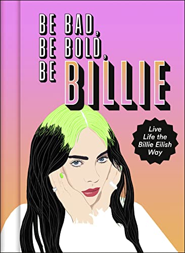 Book cover featuring a portrait of Billie Eilish with bold text.