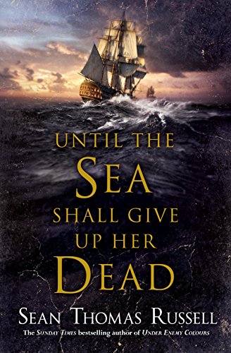 Book cover: sailing ship on stormy sea, dramatic title text.